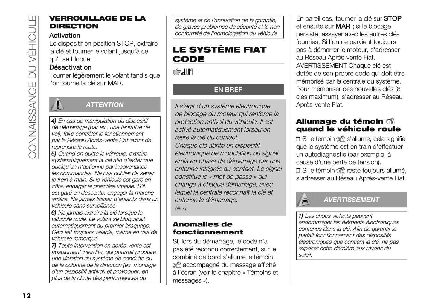 2018-2019 Fiat Doblò Bedienungsanleitung | Französisch