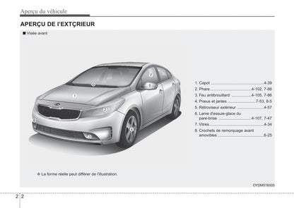 2018 Kia Forte Gebruikershandleiding | Frans