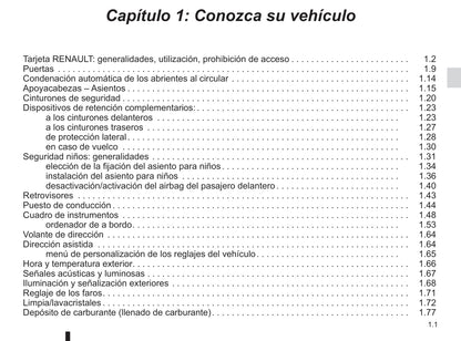 2014-2016 Renault Mégane Manuel du propriétaire | Espagnol