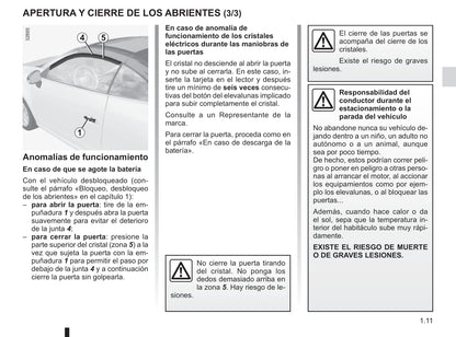2015-2016 Renault Mégane Coupé Cabriolet Owner's Manual | Spanish