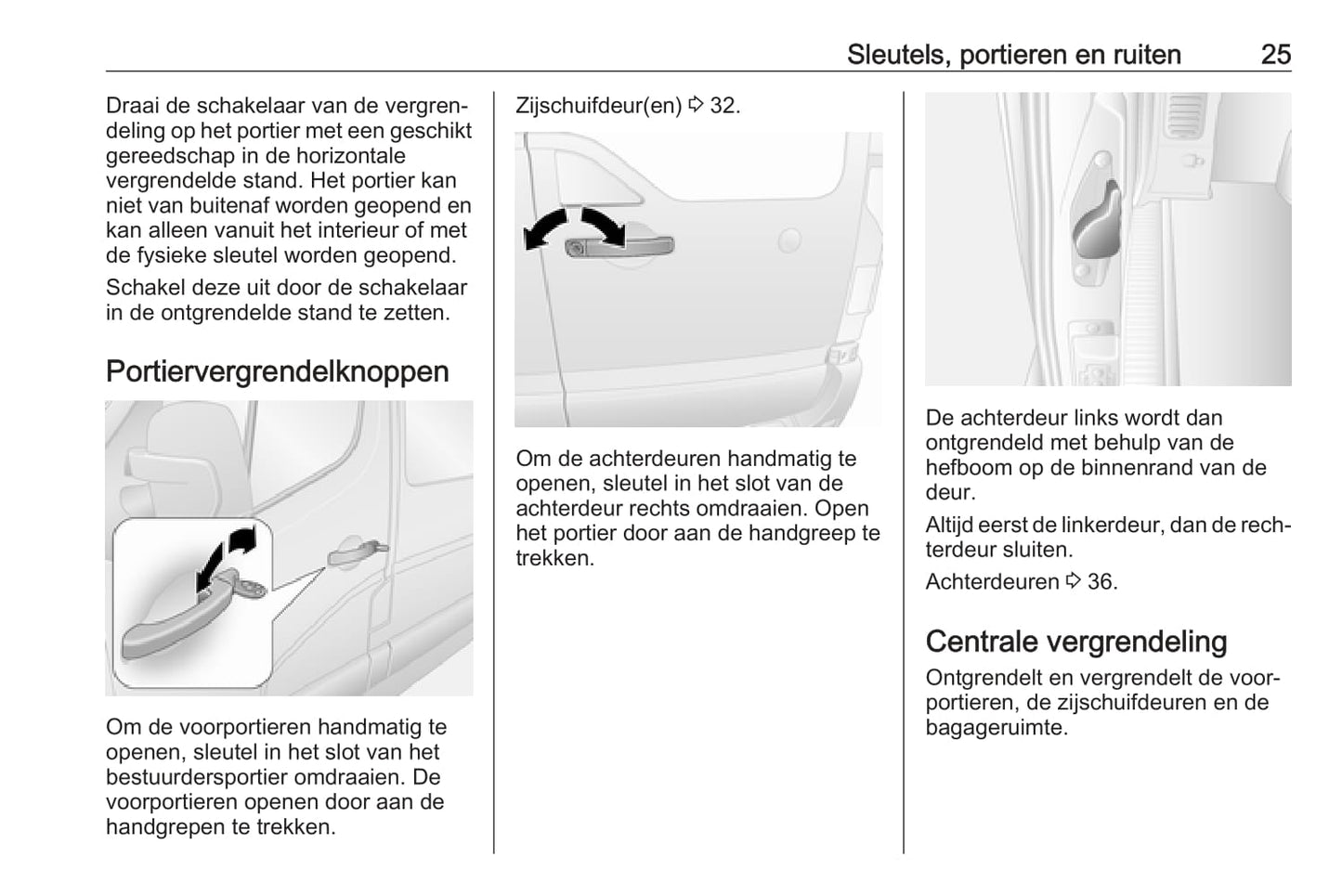 2018 Opel Movano Owner's Manual | Dutch