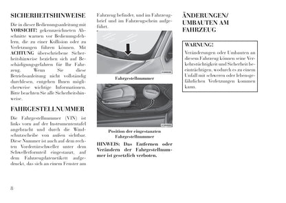 2012-2015 Lancia Flavia Bedienungsanleitung | Deutsch