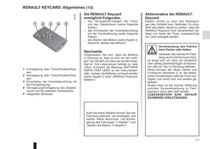 2016-2017 Renault Trafic Owner's Manual | German