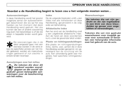1997-2000 Seat Arosa Gebruikershandleiding | Nederlands