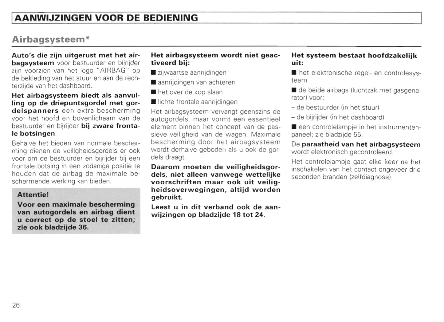 1997-2000 Seat Arosa Bedienungsanleitung | Niederländisch