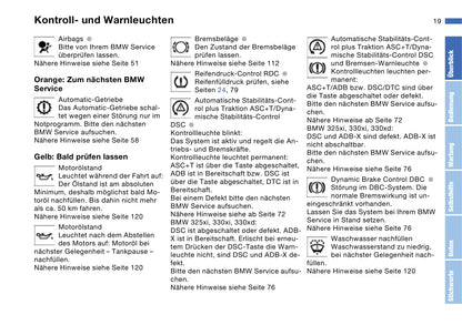2002 BMW 3 Series Touring Bedienungsanleitung | Deutsch
