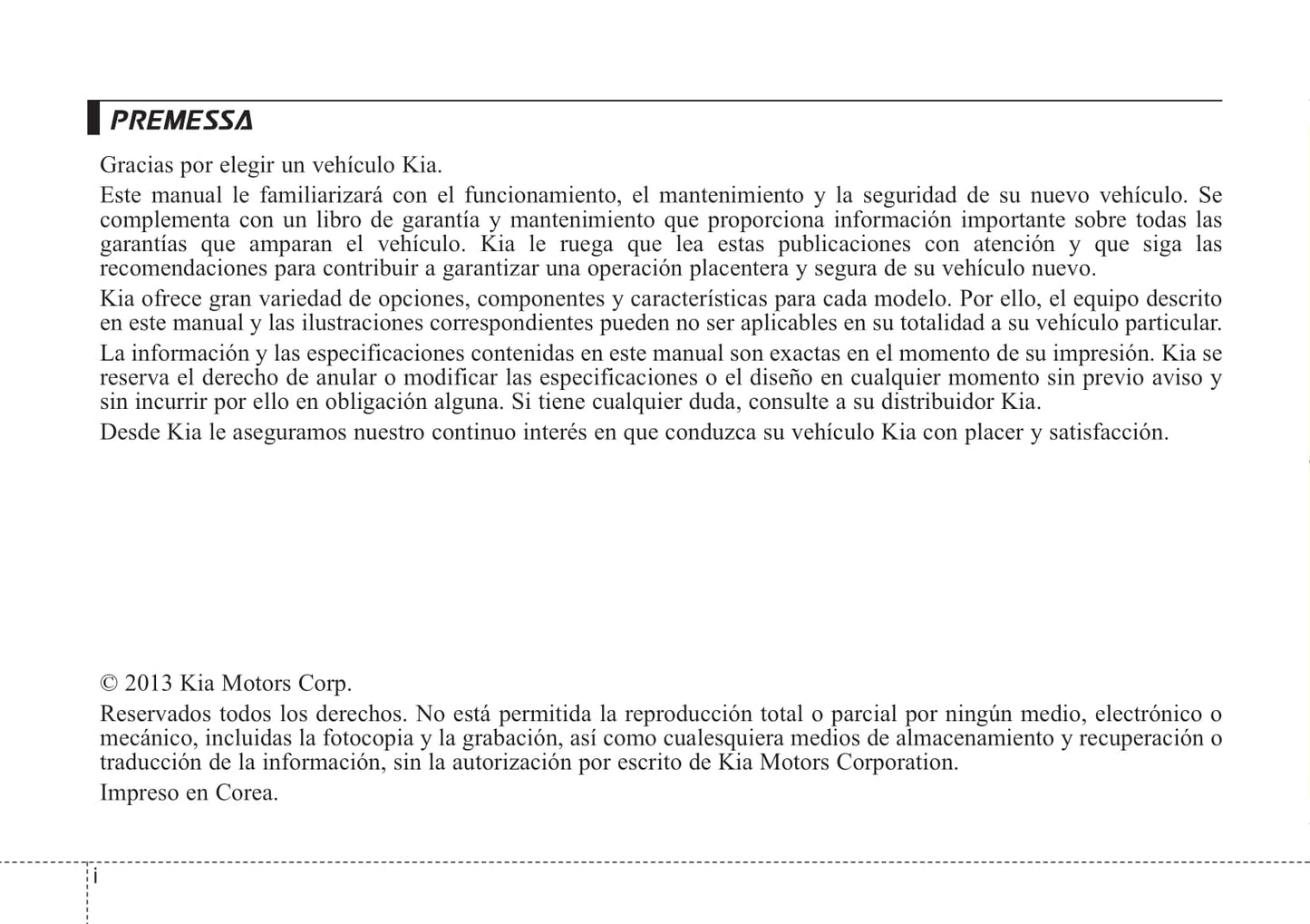 2013-2014 Kia Rio Gebruikershandleiding | Spaans