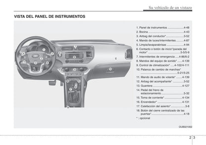 2013-2014 Kia Rio Owner's Manual | Spanish