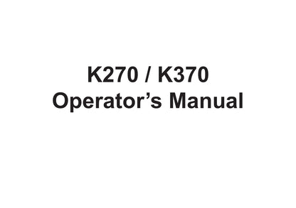 2013-2019 Kenworth K270/K370 Owner's Manual | English