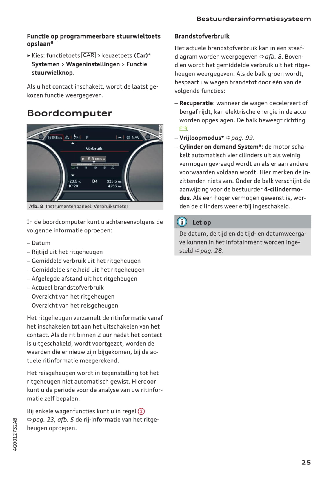 2014-2018 Audi A6 Manuel du propriétaire | Néerlandais
