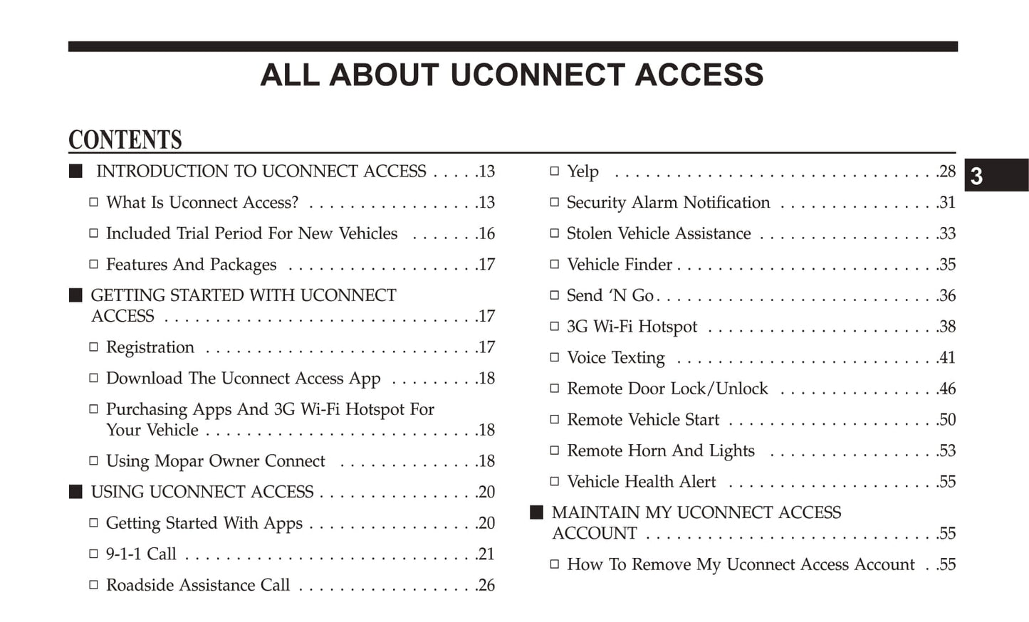 Uconnect 8.4 / 8.4 Nav Supplement Gebruikershandleiding