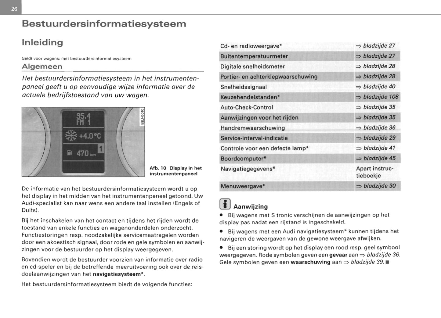 2006-2014 Audi TT Owner's Manual | Dutch