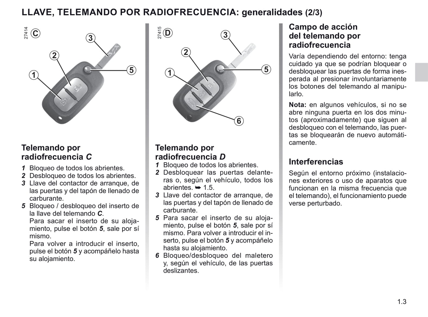 2020-2021 Renault Master Owner's Manual | Spanish