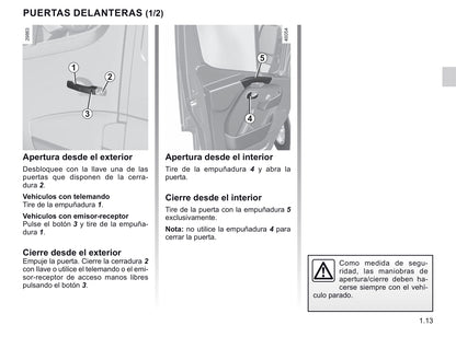 2020-2021 Renault Master Owner's Manual | Spanish