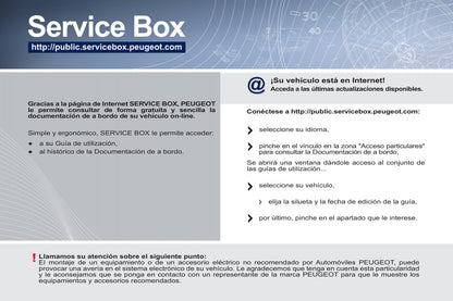2011-2014 Peugeot 207/207 SW Owner's Manual | Spanish