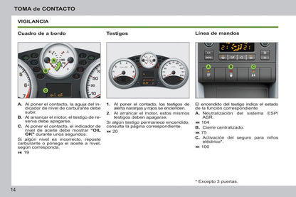 2011-2014 Peugeot 207/207 SW Manuel du propriétaire | Espagnol
