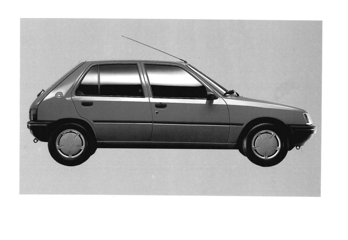 1995-1999 Peugeot 205 Bedienungsanleitung | Niederländisch
