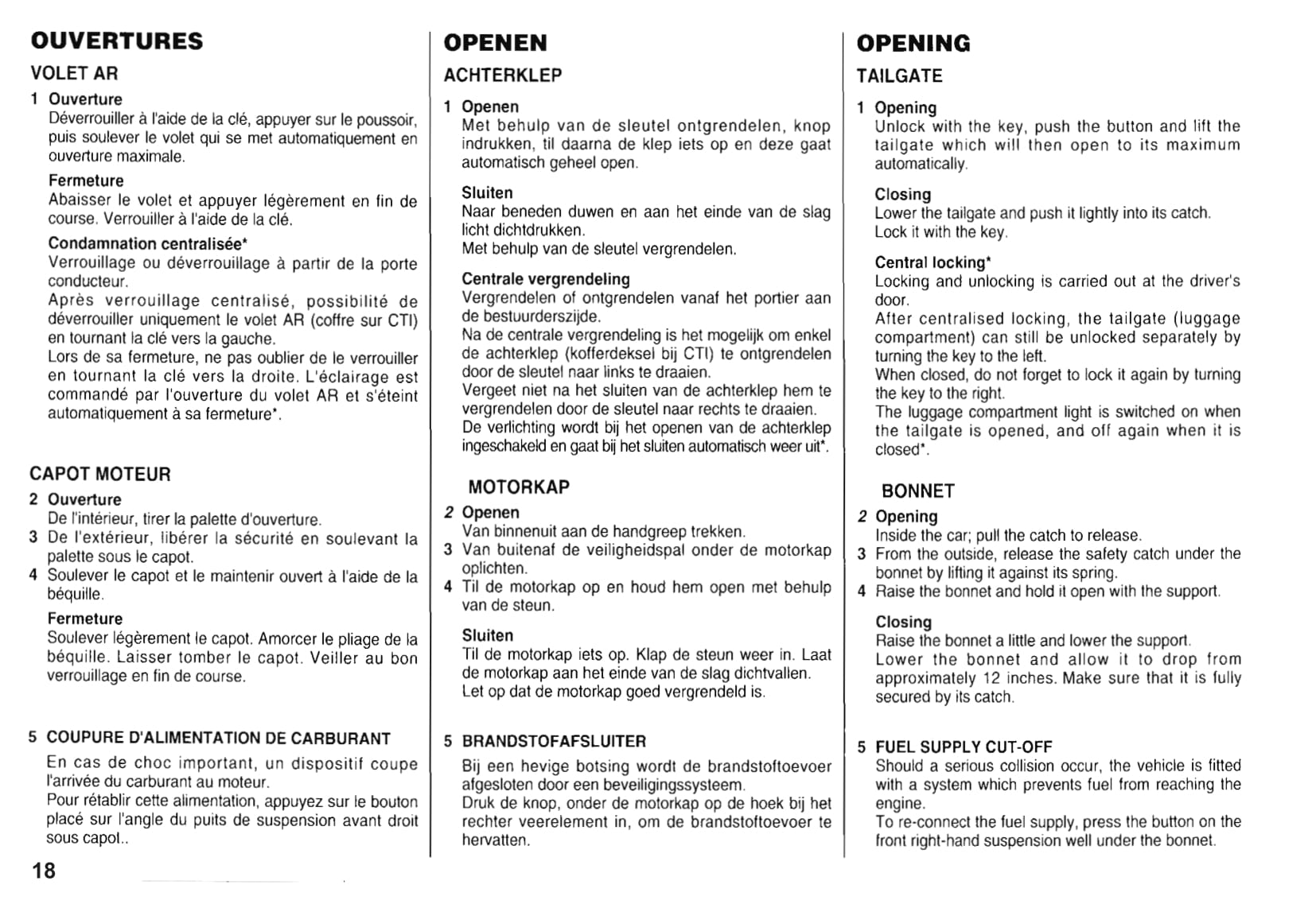 1995-1999 Peugeot 205 Owner's Manual | Dutch – Car Manuals