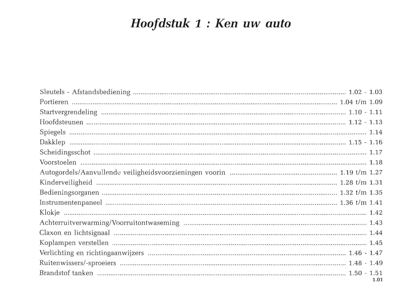1998-1999 Renault Kangoo Bedienungsanleitung | Niederländisch