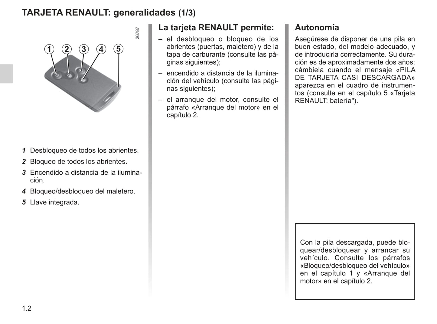 2017-2019 Renault Captur Manuel du propriétaire | Espagnol