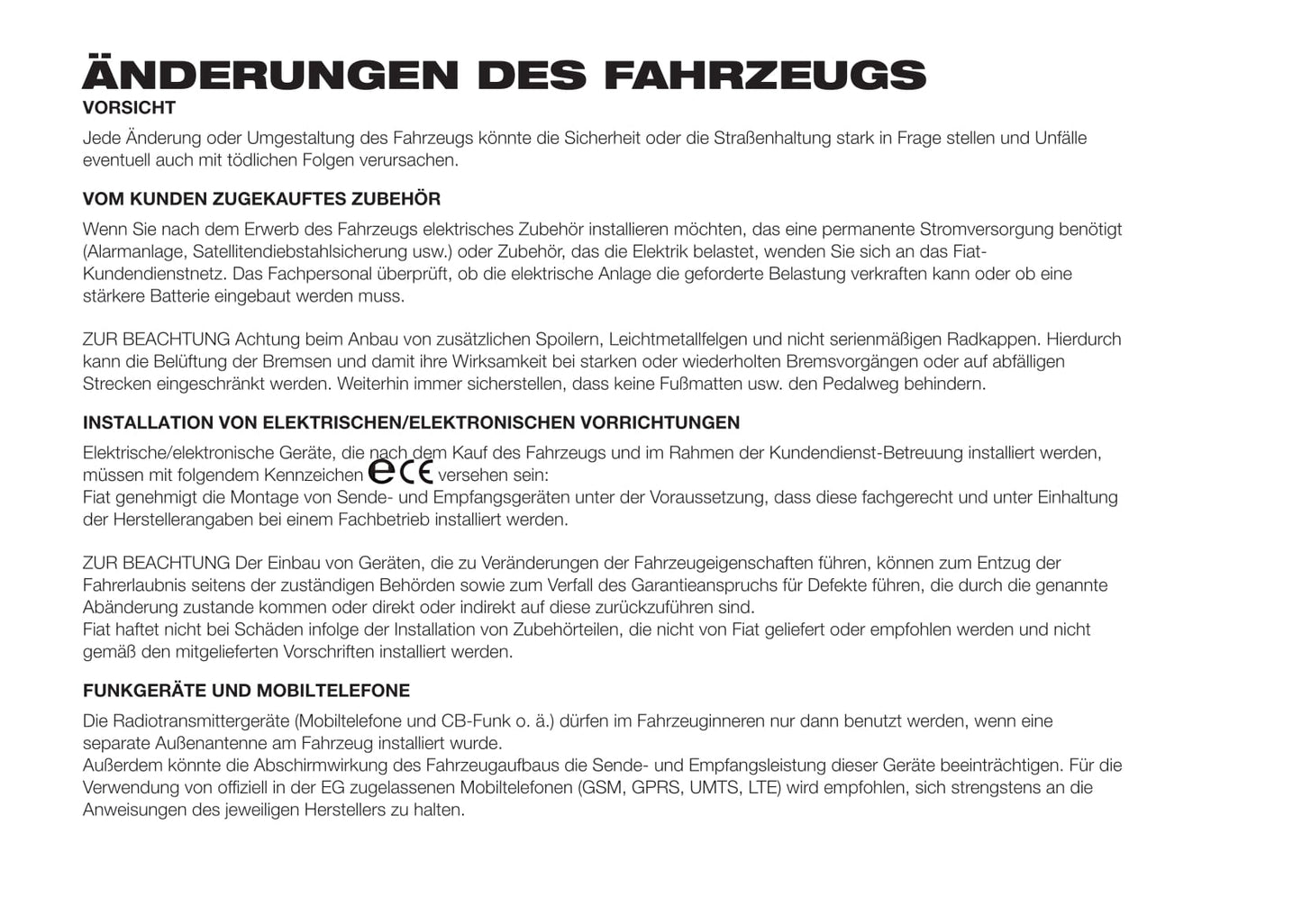 2016-2017 Fiat Doblò Bedienungsanleitung | Deutsch