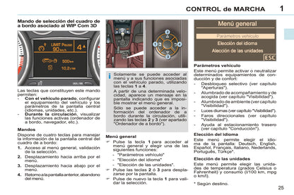 2011-2013 Peugeot 308 CC Owner's Manual | Spanish