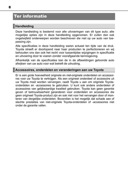 2018 Toyota Prius Plug-in Hybrid Gebruikershandleiding | Nederlands