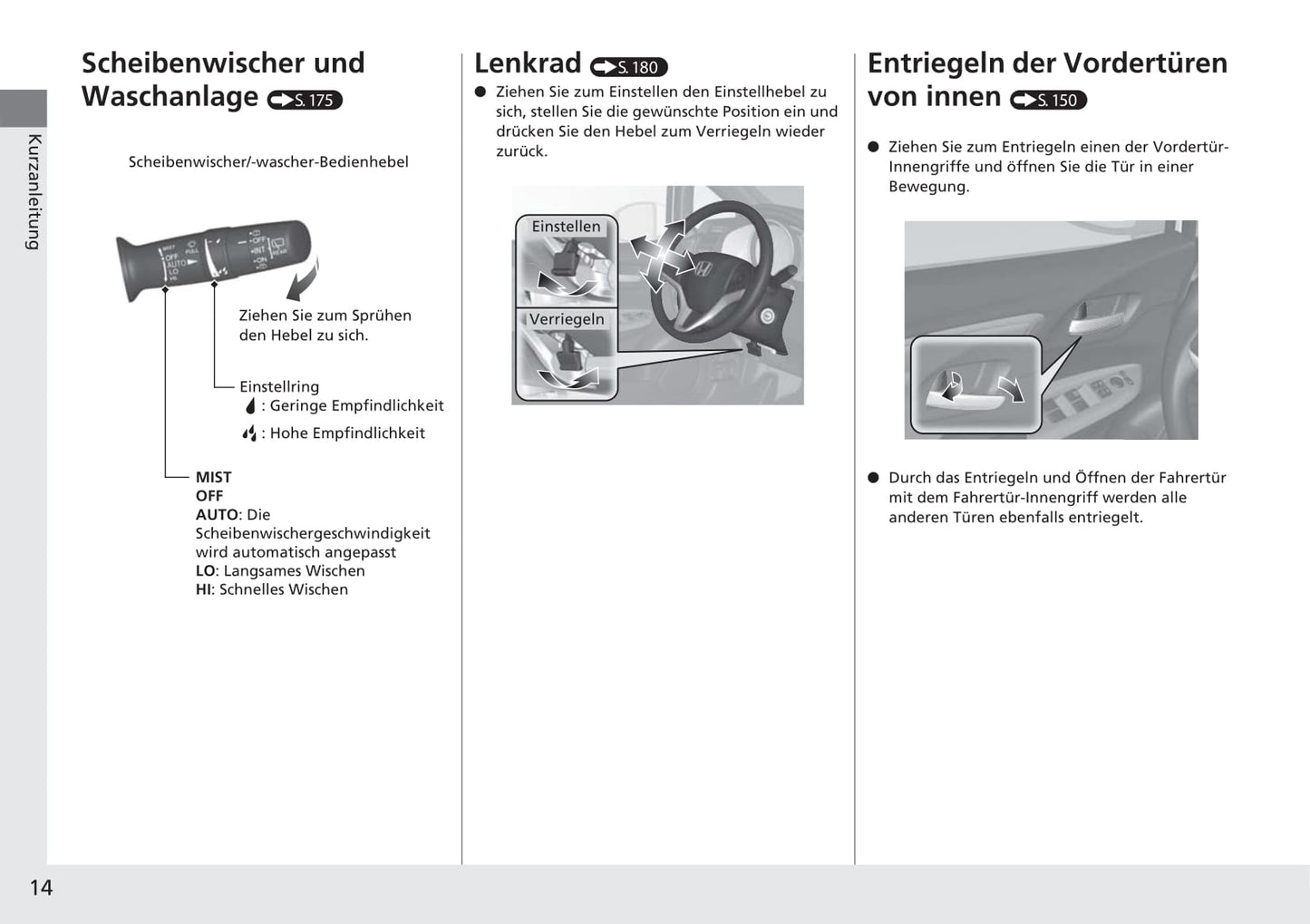 2015-2016 Honda Jazz Owner's Manual | German