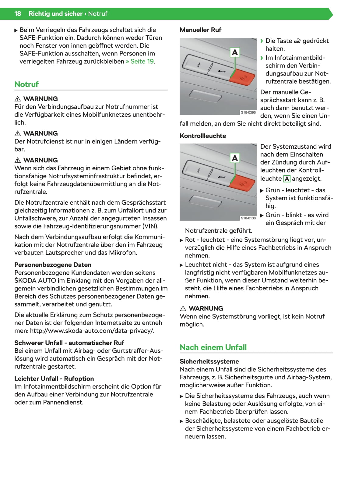 2019-2020 Skoda Kamiq Owner's Manual | German