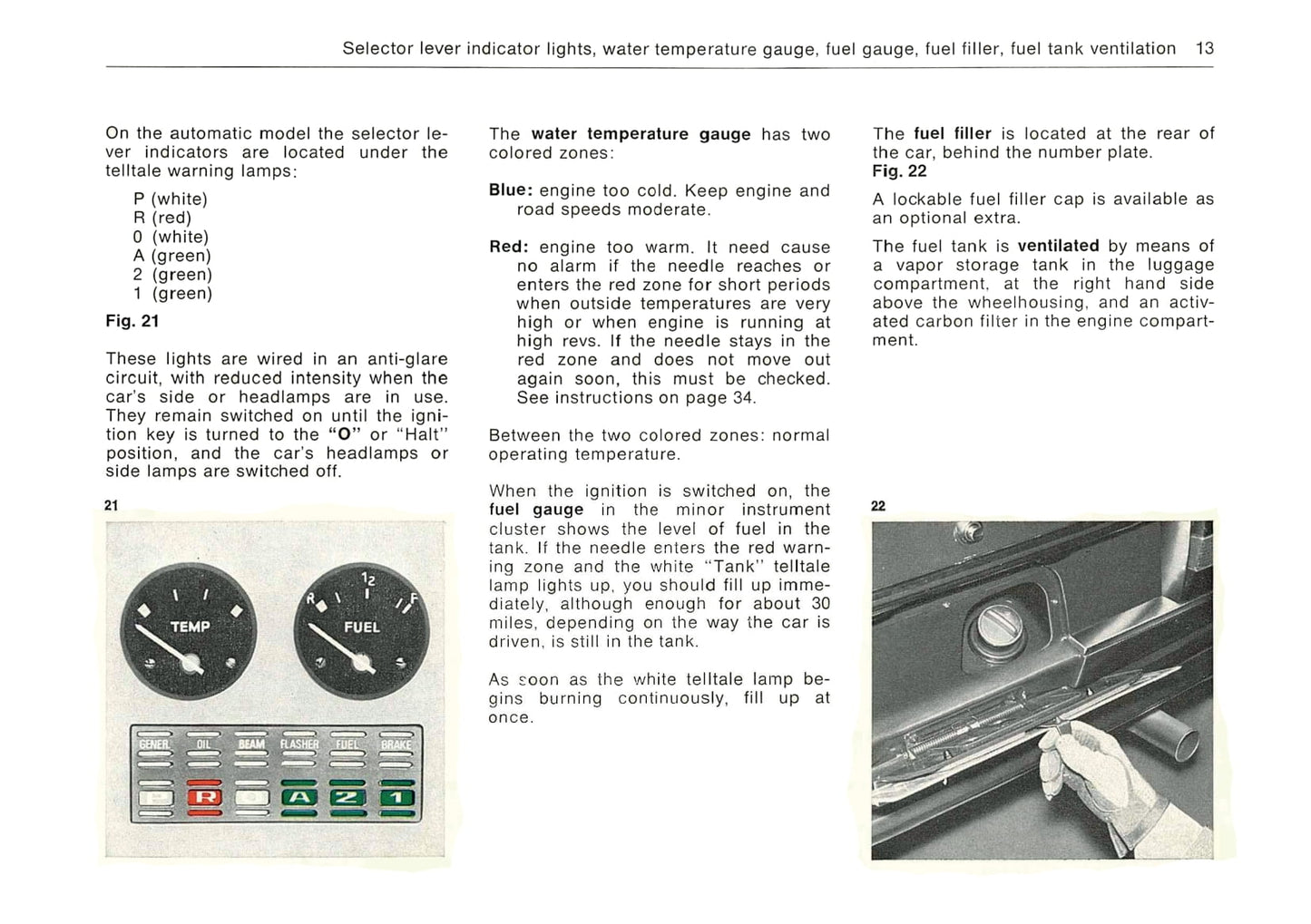 1973 BMW Bavaria 3.0 Manuel du propriétaire | Anglais