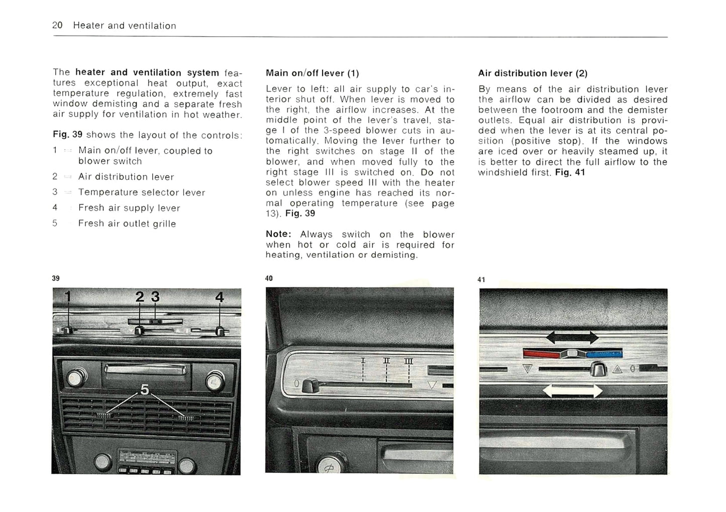 1973 BMW Bavaria Gebruikershandleiding | Engels
