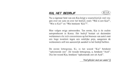 2002-2007 Kia Sorento Manuel du propriétaire | Néerlandais