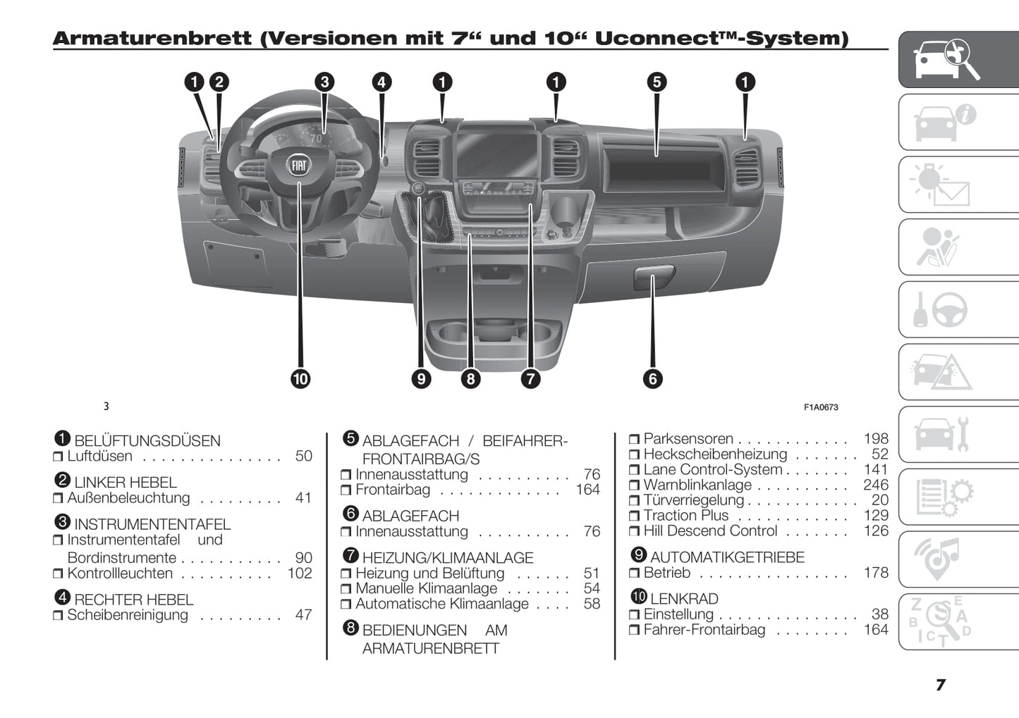 2021-2022 Fiat Ducato Bedienungsanleitung | Deutsch