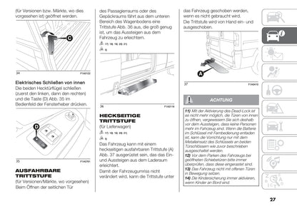 2021-2022 Fiat Ducato Owner's Manual | German