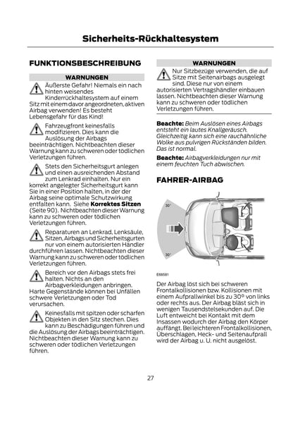 2014-2017 Ford Focus Electric Owner's Manual | German