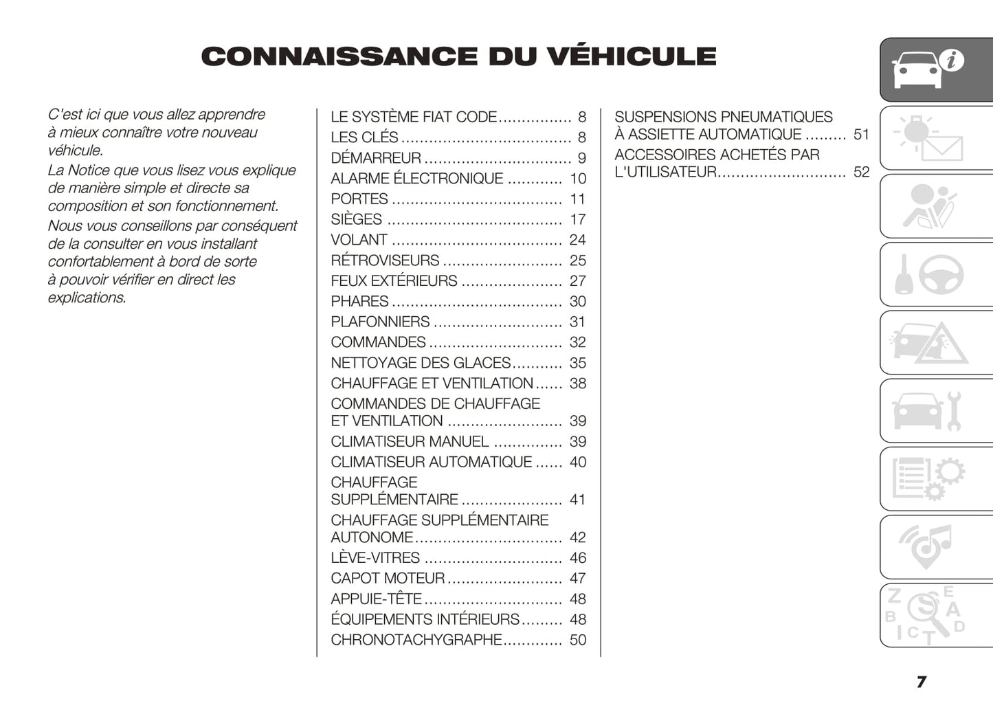 2019-2020 Fiat Ducato Owner's Manual | French