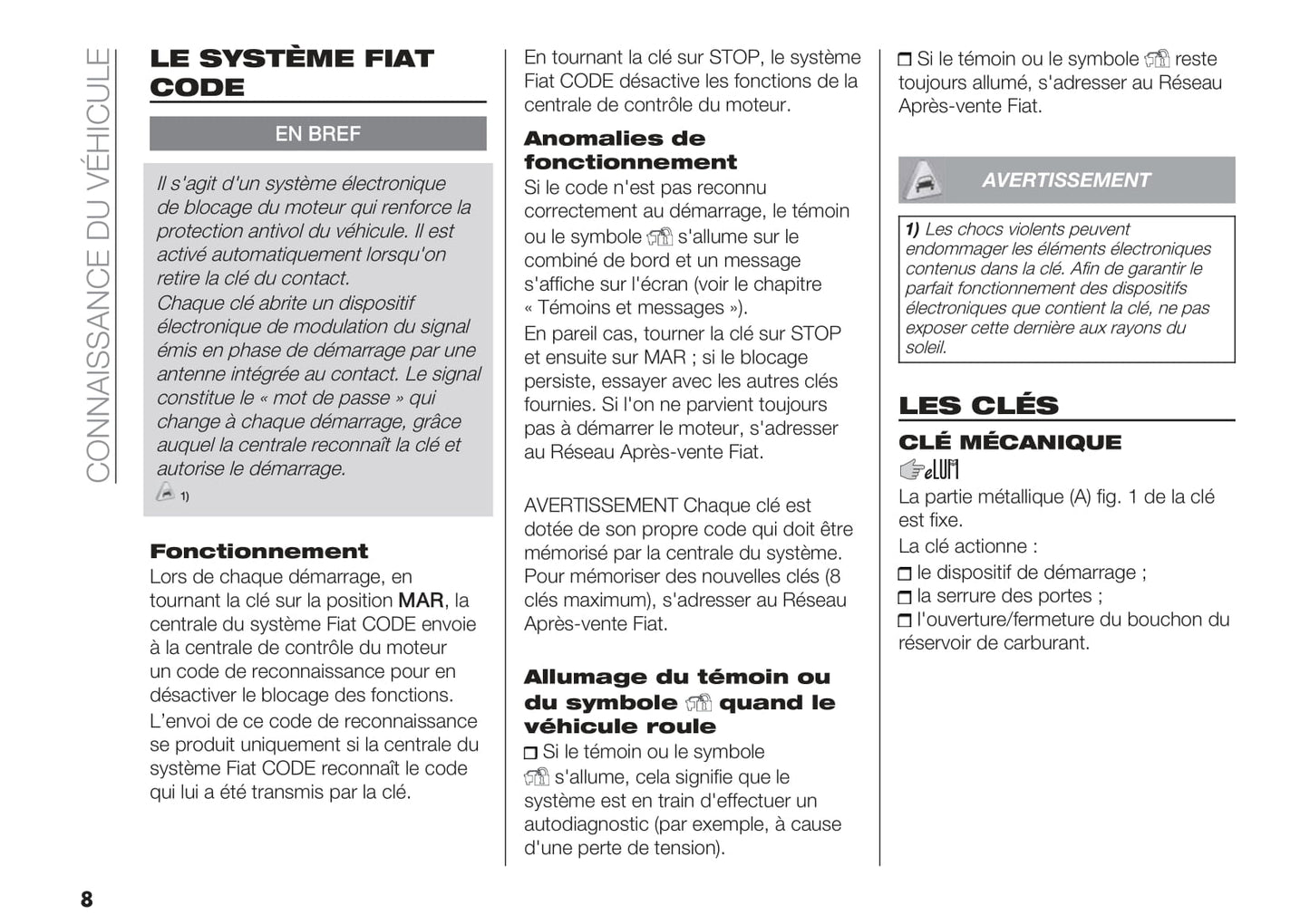 2014-2018 Fiat Ducato Manuel du propriétaire | Français