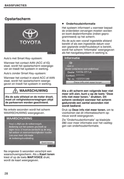 Toyota Avensis Navigatiesysteem HDD Handleiding 2010