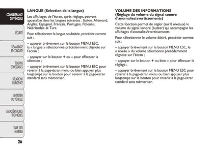 2010-2014 Abarth Punto Evo Bedienungsanleitung | Französisch