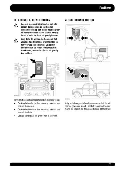 2011-2012 Land Rover Defender Gebruikershandleiding | Nederlands
