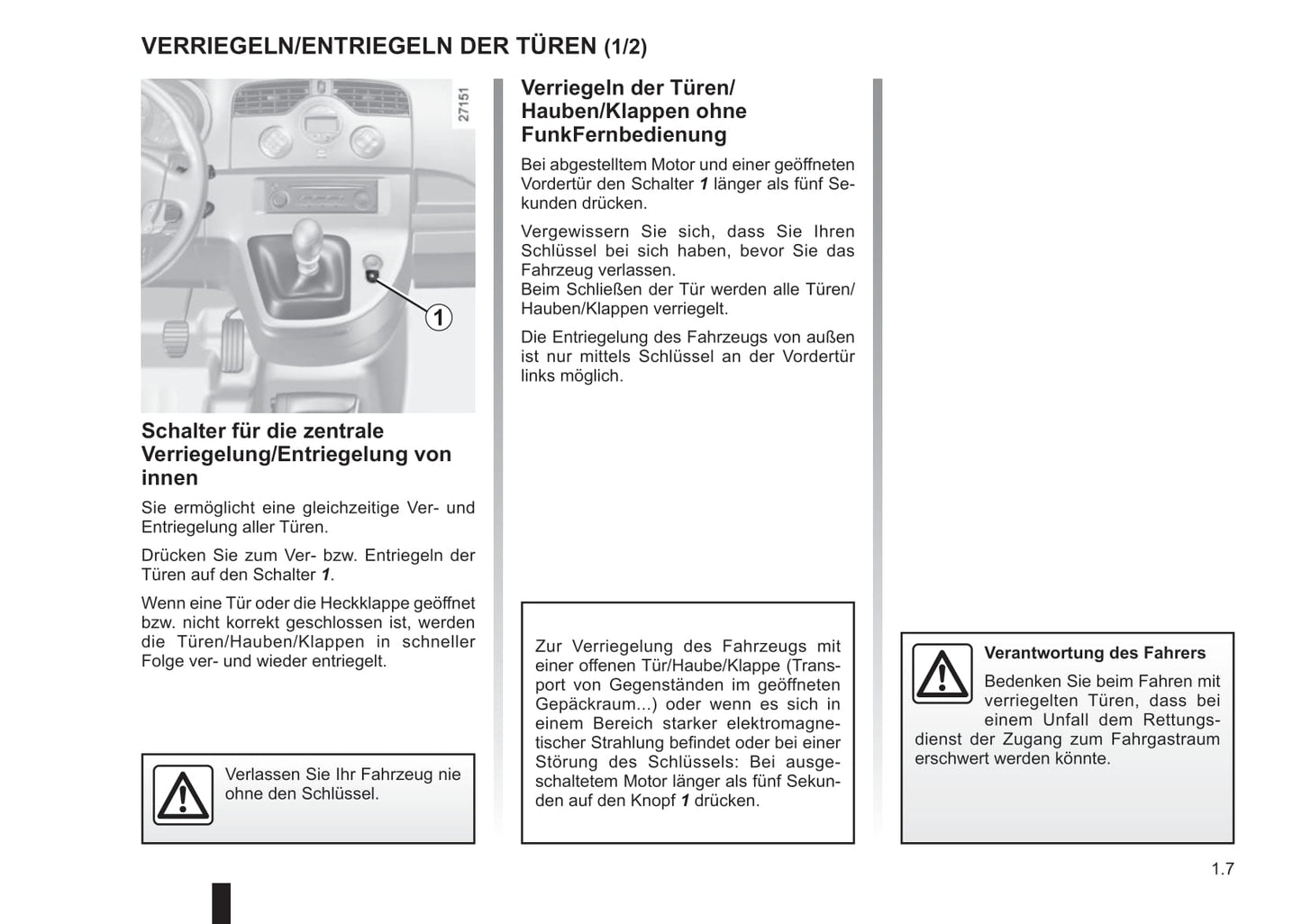 2011-2012 Renault Kangoo Be Bop Gebruikershandleiding | Duits