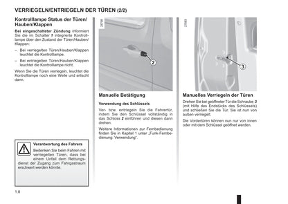 2011-2012 Renault Kangoo Be Bop Bedienungsanleitung | Deutsch