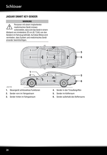 2011-2015 Jaguar XK Manuel du propriétaire | Allemand