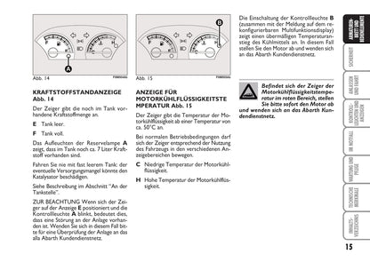 2008-2010 Abarth Grande Punto Owner's Manual | German