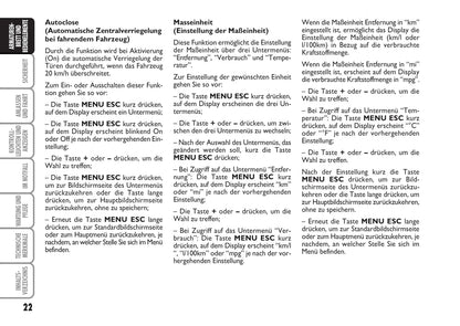 2008-2010 Abarth Grande Punto Gebruikershandleiding | Duits