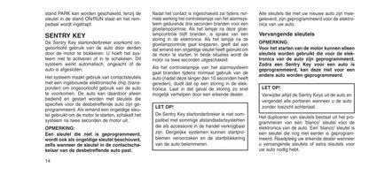 2015-2016 Jeep Wrangler Owner's Manual | Dutch