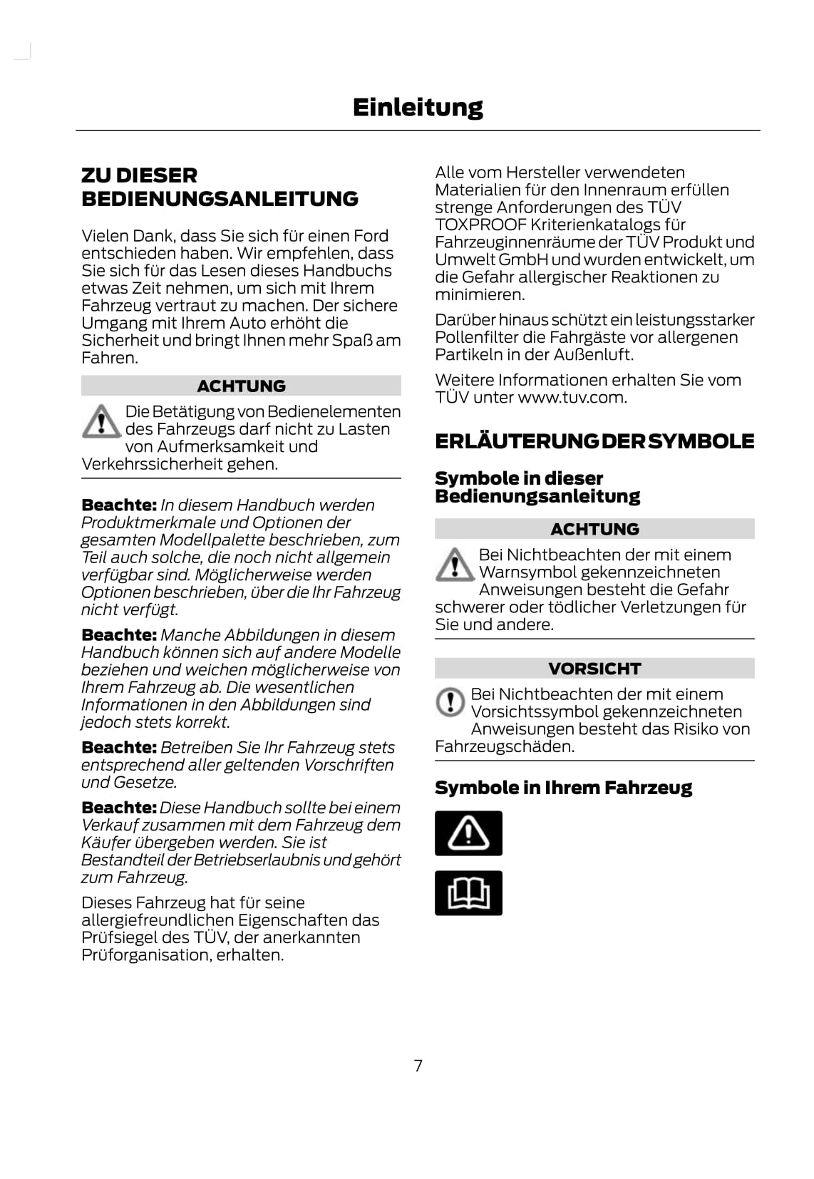 2011-2013 Ford Kuga Bedienungsanleitung | Deutsch