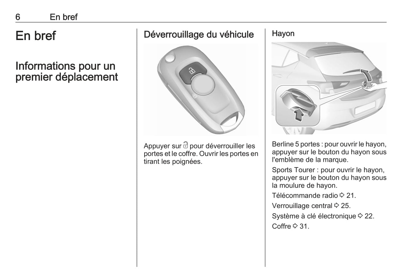 2019-2020 Opel Astra Gebruikershandleiding | Frans