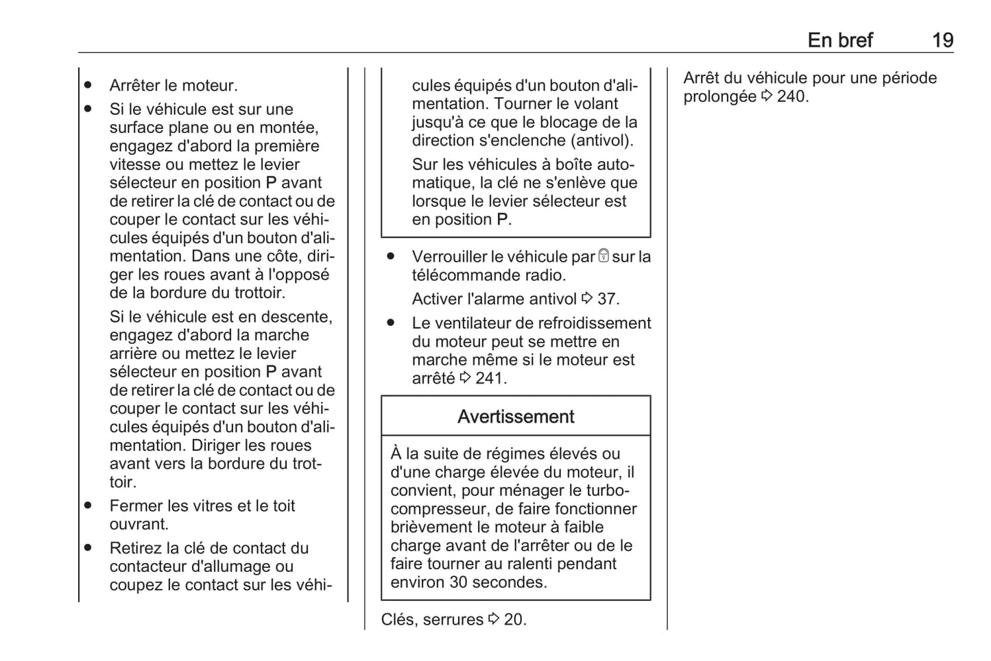 2019-2020 Opel Astra Gebruikershandleiding | Frans