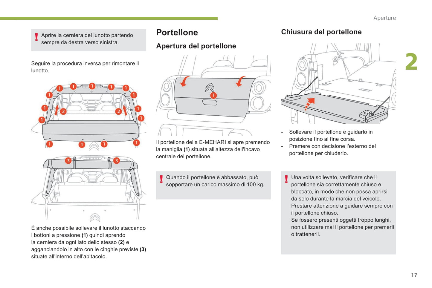 2016-2023 Citroën E-Mehari Manuel du propriétaire | Italien